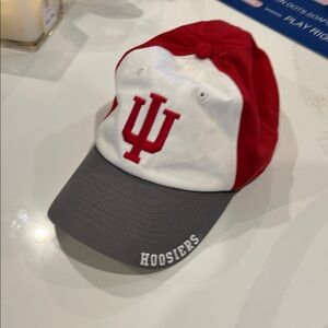 Indiana University Red and Gray Cap